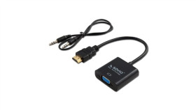 Adapter Savio Cl-23/B (Hdmi M - D-Sub (Vga) F 0,20M Kolor Czarny)