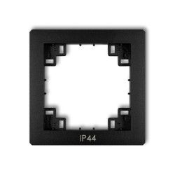 Ramka pośrednia do łączników IP44 czarny mat 12DRPH