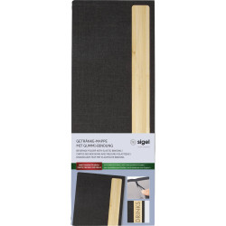 Sigel GM220 Drinks menu folder 1/2 DIN A4 Dark grey Beige Rubber binding
