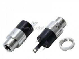 Jack 3,5 GN stereo przykręcane do obudowy PJ-392