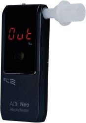 Alkomat, ACE 107051, Czujnik elektrochemiczny, Tolerancja pomiaru: 0.05 ‰, Klasa dokładności:1 (Profesjonalny)