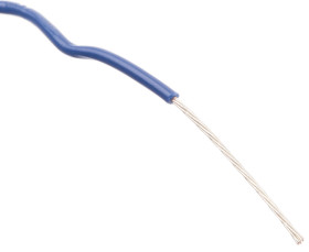 Drut do stosowania w trudnych warunkach otoczenia 0,35 mm² Niebieski Alpha Wire PVC 22 AWG 300 V dł. 30m 7/0,25 mm