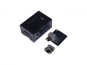 BliKVM HAT Black - Raspberry Pi 4 extension board, KVM-over-IP remote control, ATX control, PoE and USB power supply(Raspberry P