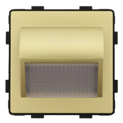 Moduł - Lampka schodowa podłogowa - złoty, Tawoia Glass