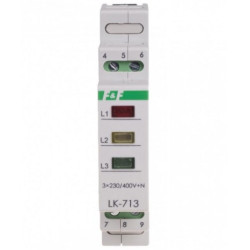 Wskaźnik zasilania 3xLED zielone LK-713G F&F