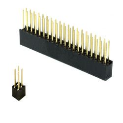 4 + 40 Pin Push-Fit Extra Tall Header Set for PoE HATs