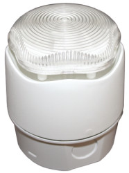 Zestaw sygnalizatorów akustycznych i lamp sygnalizacyjnych 9 → 30 V dc Przezroczysty DC Montaż na bagnecie 110dB