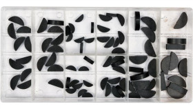 Kliny Półokrągłe Czułenkowe 80Szt. Mix Rozmiarów