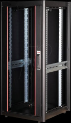 26210205 19-inch network cabinet, 26U, 800mm depth, black