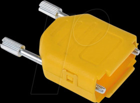 MHDPPK9-Y-K D-Sub cap, 9-pin, straight, yellow, size E