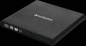 98938 Verbatim Slimline DVD-RW Writer, USB 2.0