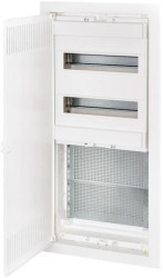 Obudowa teletechniczna podtynkowa 2-rzędy modułówki+2 płyty montażowe ECG56COMBO2/2-I_FR 001100152