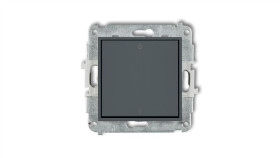 Mini Łącznik Dwubiegunowy /0-1/ Grafitowy Mat 28Mwp-9