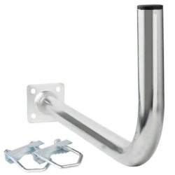 Uchwyt antenowy balkonowy czołowy z cybantami 50cm