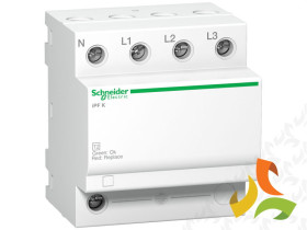 Ogranicznik przepięć Typ 2 (C) 3P+N 40kA 1,5kV iPFK40-T2-3N A9L15688 SCHNEIDER ELECTRIC
