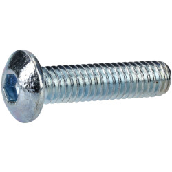 R-TECH 337338 M4 X 16 Hex Socket Button Screws Steel BZP - Pack Of 100