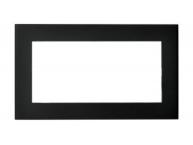 SONATA Ramka 2 podwójna do gniazda brytyjskiego czarny metalik R-2RBS/33 OSPEL