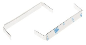 Spinka do kabli Zacisk rozwierany, materiał: Aluminium, Samoprzylepny, 63.7 x 9.8 x 17.5mm, RS PRO