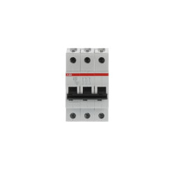 Wyłącznik miniaturowy M Compact S200, Typ B, 3-biegunowy, 63A, 12V ac, 12 V dc, ABB, 2CDS253001R 10 kA