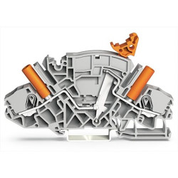 Kostka zaciskowa na szynie DIN WAGO poziomy: 1 20 → 8AWGWciskany zacisk Cage Clamp TOPJOB S