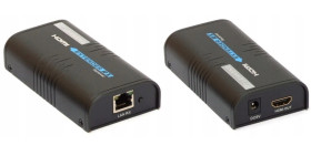 Extender przedłużacz HDMI do 120m po skrętce cat.6 sygnał IP LKV373A