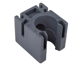 Uchwyt do węża osłonowego PG9 SILVYN KLICK-S 9 szary 61811120