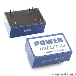 2PPR2412S DC-DC 24V to 12V 160mA THT POWERIND