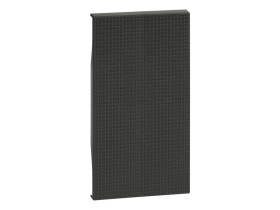 LIVING NOW Plakietka dzwonka k4355v12 - 2 moduły - czarna KG15M2 LEGRAND