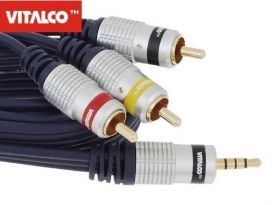 PRZEWOD J3,5 4-POL./3*RCA DIGITAL 1,5M