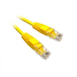 Patchcord UTP żółty 1.5m