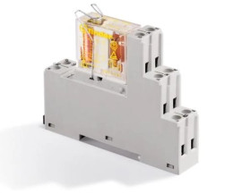Przekaźnikowy moduł sprzęgający 2P 8A 24V DC 15,8mm przekaźnik BEZPIECZEŃSTWA EN 50205 TYP B 48.12.9.024.5007SMA