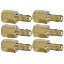 6x Mosiężna podkładka do płyty głównej M3 5+6 (gęsty gwint)