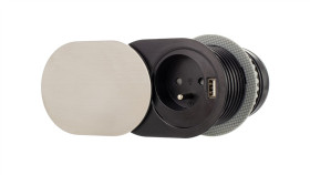 Gniazdo Meblowe, Blatowe 2P+Z + 1Xusb