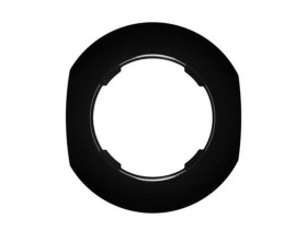Ramka środkowa do serii Retro, plastikowa czarna (H1-R102 B)