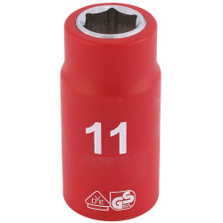 Draper Expert 31571 3/8&quot; Sq. Dr. Fully Insulated VDE Socket (11mm)