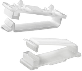 Spinka do kabli 45.5 x 19 x 8.9mm materiał: Nylon 66 Naturalny Płaski zacisk kablowy +85°C