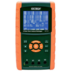 Extech 382100 Power Analyzer 3-Phase Data Logger 30000 Sets SD-Card