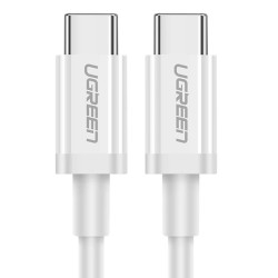 Kabel USB-C Wtyk-Wtyk 0,5m Biały UGREEN US264 60517 QC AFC