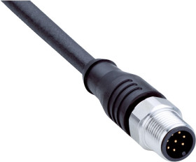 Złącze i kabel ze złączem Złącze M12 liczba rdzeni 8 długość 20m Rodzaj A Męskie