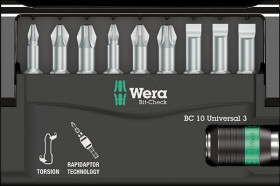 WERA 05056375001 Bits assortment Bit-Check 10 Universal 3