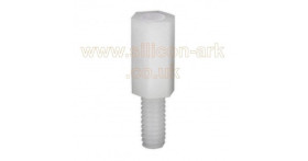 Nylon 1/4 hex Standoff M-F (4817) - Keystone electronics