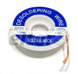 Plecionka do odsysania cyny 1,5m 1,5mm