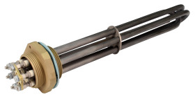 Grzałka zanurzeniowa 3 kW Do wody 230 → 400 V ac długość 260mm Korek wkręcany