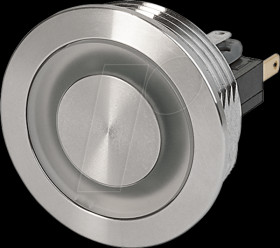 1241.6661.1130000 Metal switch Mittelhub, Ø30, without LED