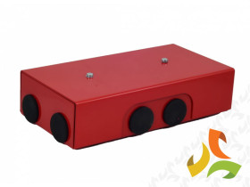 Puszka przeciwpożarowa PIP-5A R4x2x4,4x3x4 mm2 92x47x174 mm prostokątna E90 rozgałęźna czerwona 84625616 SIMET