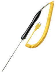 Immersion probe, -200 to 700 °C, thermocouple type K, 881605