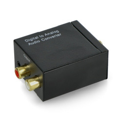 Konwerter audio SPDIF jack z przewodem - Toslink AK319A