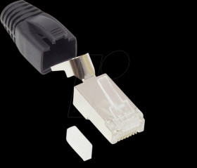 GC-N0095 RJ-45 connector Cat.6A, 50er set black