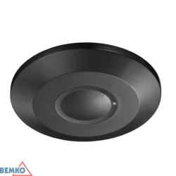 Czujnik ruchu mikrofalowy 2000W 360 stopni IP20 okrągły czarny B52-SES60BL-A