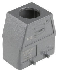 Osłona złączy dużej mocy HARTING rozmiar 10B Wpust górny